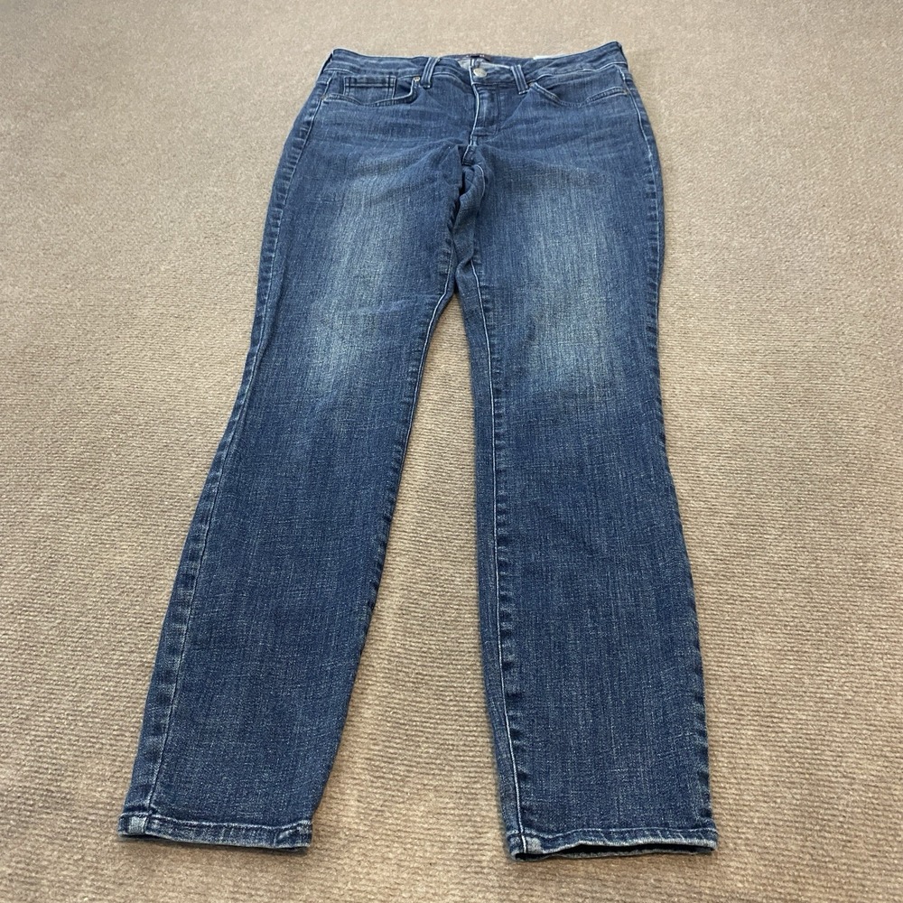 NYDJ Ami Skinny Legging Jeans Womens 6 Blue Lift Tuck Stretch Denim 29" Inseam‎